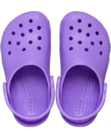 Zoccoli per Bambina e Bambino CROCS ZUECOS CLASSIC CLOG PARA NINOS UNISEX EN COLOR MORADO