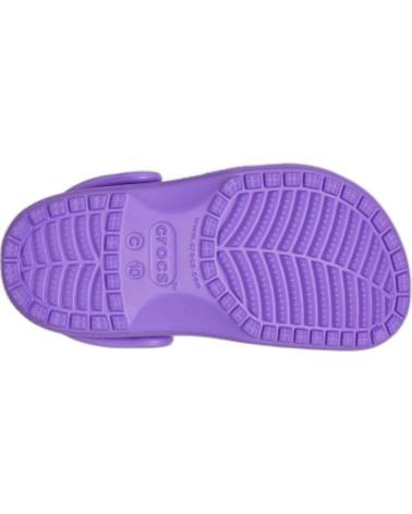 Zoccoli per Bambina e Bambino CROCS ZUECOS CLASSIC CLOG PARA NINOS UNISEX EN COLOR MORADO