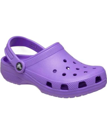 Zoccoli per Bambina e Bambino CROCS ZUECOS CLASSIC CLOG PARA NINOS UNISEX EN COLOR MORADO
