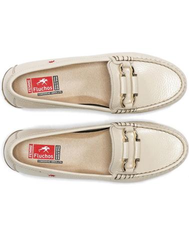 FLUCHOS MOCASINES F2156 MUJER HIELO BLANCO