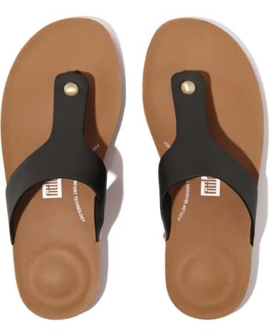 Sandales pour Femme FITFLOP HE9-001 NEGRO