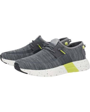 Sapatos de Homem HEY DUDE SIROCCO M GRIS
