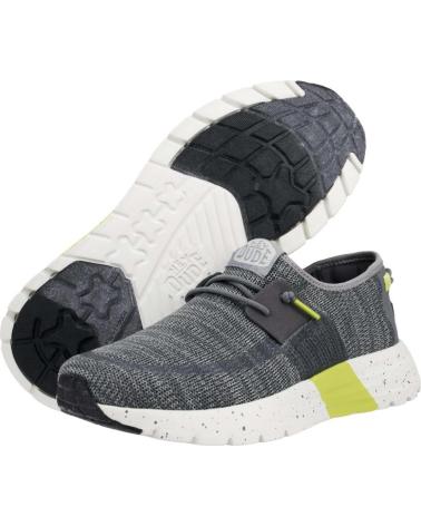 Sapatos de Homem HEY DUDE SIROCCO M GRIS