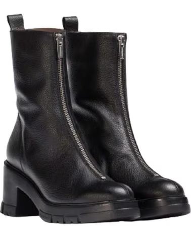WONDERS BOTINES HARLEY PARA MUJER EN COLOR NEGRO