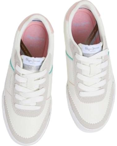 Sneaker-De-Niña-PEPE-JEANS-ZAPATILLAS-KENTON-ORIGIN-PARA-NINAS-EN-COLOR-BLANCO