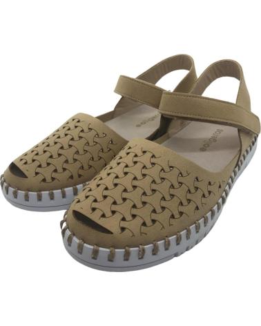 Sandali per Donna EOLIGEROS SANDALIA MERCEDITAS CASUAL MUJER TROMPY CAMEL