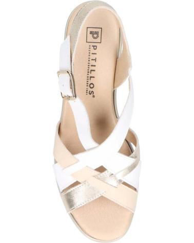 Sandalias de Mujer PITILLOS SANDALIA TIRAS 5614 BLANCO MULTI