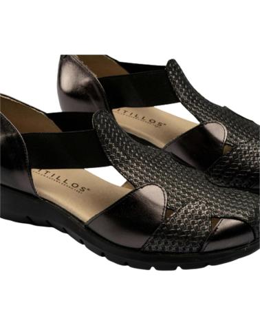 Sandali per Donna PITILLOS 2602 NEGRO