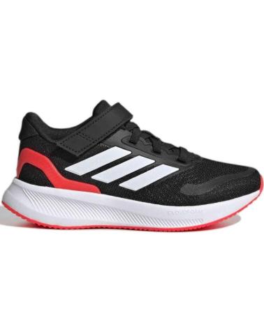 Sportivo per Bambina e Bambino ADIDAS ZAPATILLAS RUNFALCON 5 EL C BLANCAS ROJO JP5150 RUNNIN NEGRO