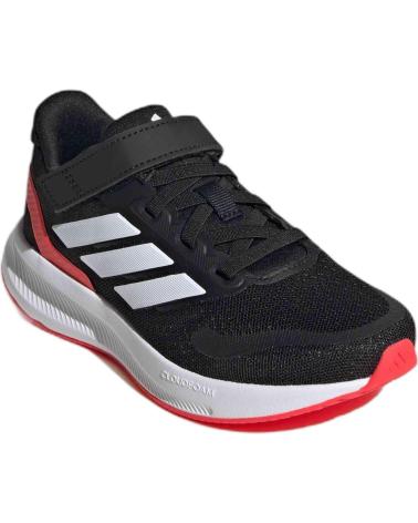 Sportivo per Bambina e Bambino ADIDAS ZAPATILLAS RUNFALCON 5 EL C BLANCAS ROJO JP5150 RUNNIN NEGRO