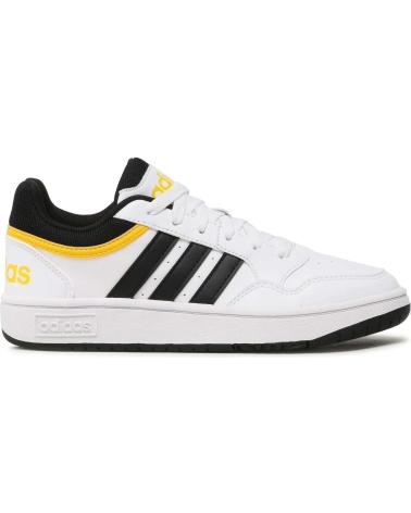 ADIDAS HOOPS 3.0 K IF2726 WHITE AND BLACK SNEAKERS BLANCO