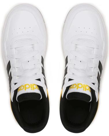 ADIDAS HOOPS 3.0 K IF2726 TURNSCHUHE WEISS UND SCHWARZ BLANCO