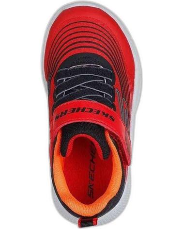 SKECHERS CHAUSSURES DE SPORT MICROSPEC ADVANCE ENFANT ROUGE-NOIR 403926N-RDBK NEGRO
