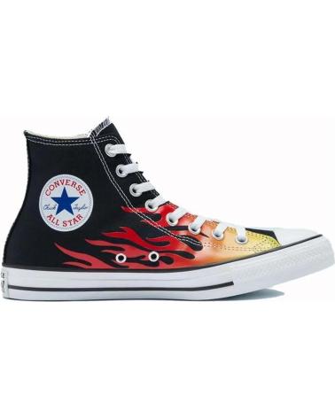 Woman Trainers CONVERSE ZAPATILLAS CHUCK TAYLOR HI ALL STAR ROJO ENAMEL AMARIL NEGRO