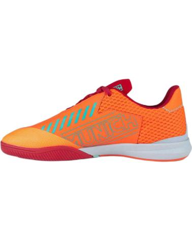 Man Trainers MUNICH ZAPATILLAS RONDO 08 BLANCO ROJO FUTBOL SALA 4770008 NARANJA