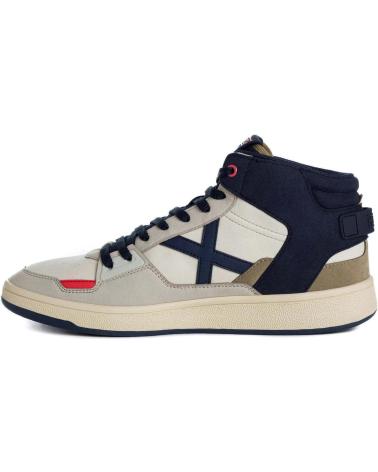 Zapatos de Hombre MUNICH ZAPATILLAS DOME 04 BLANCO AZUL GRIS 4056004 BLANCO