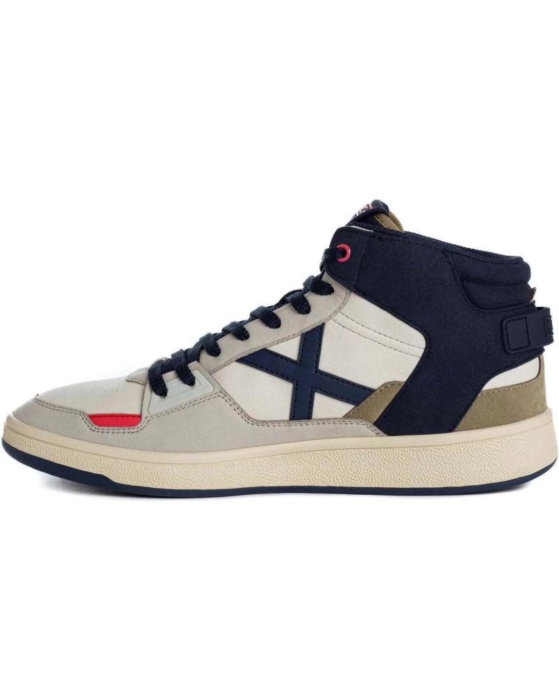 Zapatos de Hombre MUNICH ZAPATILLAS DOME 04 BLANCO AZUL GRIS 4056004 BLANCO