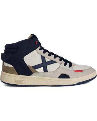 Zapatos de Hombre MUNICH ZAPATILLAS DOME 04 BLANCO AZUL GRIS 4056004 BLANCO