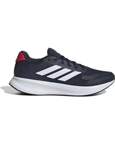 ADIDAS SAPATILHAS RUNFALCON 5 PRETAS COM DETALHES VERMELHOS NEGRO