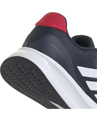 ADIDAS SAPATILHAS RUNFALCON 5 PRETAS COM DETALHES VERMELHOS NEGRO