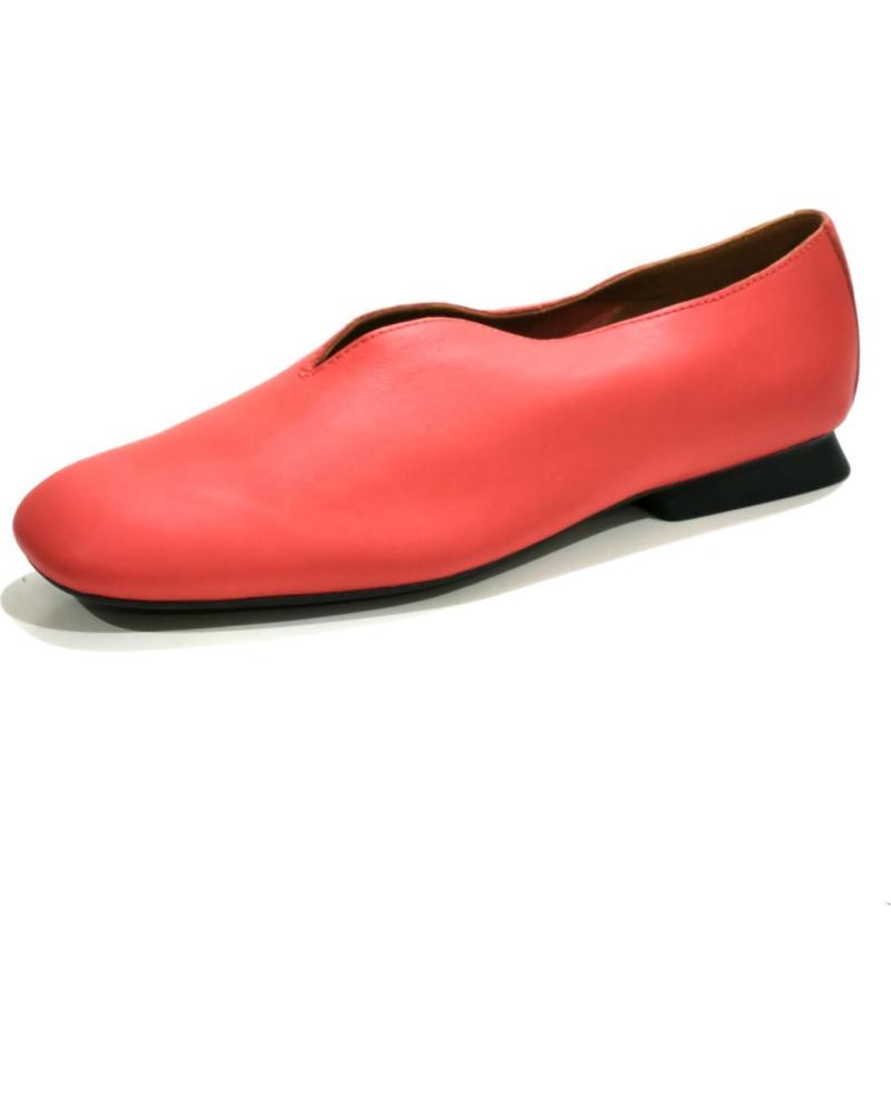 Woman shoes CAMPER ZAPATO CASUAL DE PIEL CON SUELA DE GOMA ROJO