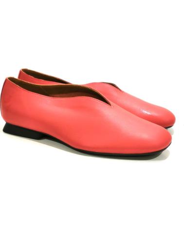 Woman shoes CAMPER ZAPATO CASUAL DE PIEL CON SUELA DE GOMA ROJO