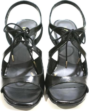 Sandali per Donna LODI SANDALIA VESTIR DE PIEL CON TACON Y SUELA DE GOMA NEGRO