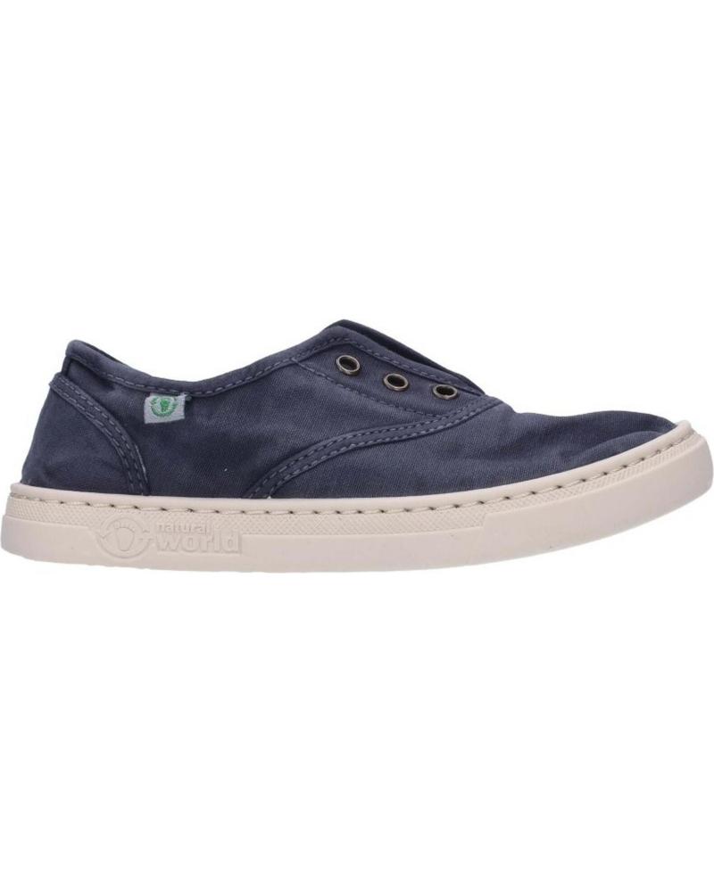 Zapatos de Niña y Niño NATURAL WORLD ZAPATO INGLES ECO 6470E-677 AZUL