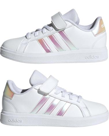 ADIDAS GRAND COURT 2.0 IE3851 WHITE KIDS SNEAKERS BLANC