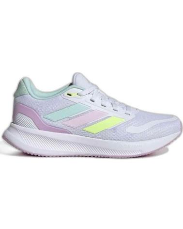 Chaussures pour Fille et Garçon ADIDAS ZAPATILLAS RUNFALCON 5 PARA NINOS UNISEX EN COLOR BLANCO BLANCO