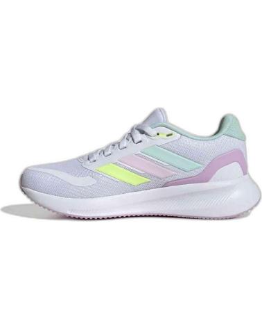 Chaussures pour Fille et Garçon ADIDAS ZAPATILLAS RUNFALCON 5 PARA NINOS UNISEX EN COLOR BLANCO BLANCO