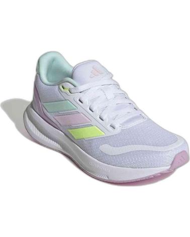 Chaussures pour Fille et Garçon ADIDAS ZAPATILLAS RUNFALCON 5 PARA NINOS UNISEX EN COLOR BLANCO BLANCO