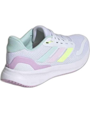 Chaussures pour Fille et Garçon ADIDAS ZAPATILLAS RUNFALCON 5 PARA NINOS UNISEX EN COLOR BLANCO BLANCO