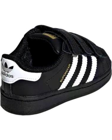 Sportivo-De-Niña-ADIDAS-ZAPATILLAS-BEBE-SUPERSTAR-NEGRO-CBLACK-FTWWHT