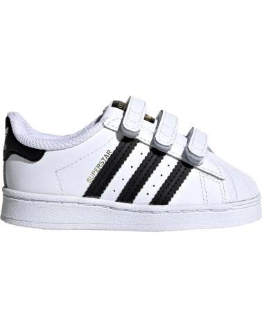 Scarpe per Bambina e Bambino ADIDAS ZAPATILLAS SUPERSTAR CF PARA NINOS UNISEX EN COLOR BLANCO BLANCO