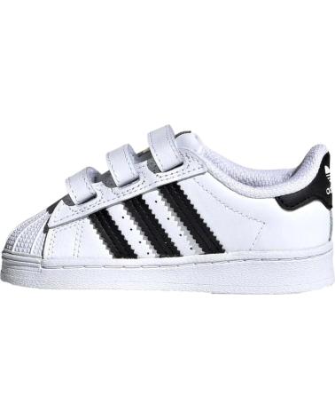 Scarpe per Bambina e Bambino ADIDAS ZAPATILLAS SUPERSTAR CF PARA NINOS UNISEX EN COLOR BLANCO BLANCO