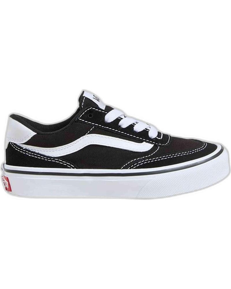 Esportes  de Mulher e Menina e Menino VANS OFF THE WALL ZAPATILLAS CASUAL VANS BA21 - BLACK-WHITE