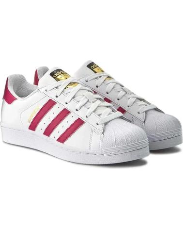 Sneaker für Damen und Mädchen und Junge ADIDAS ZAPATILLAS SUPERSTAR PARA NINOS UNISEX EN COLOR BLANCO