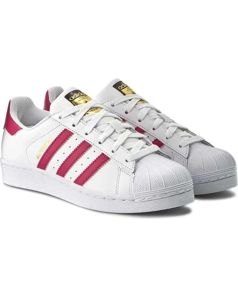 Sneaker für Damen und Mädchen und Junge ADIDAS ZAPATILLAS SUPERSTAR PARA NINOS UNISEX EN COLOR BLANCO