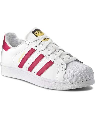 Sneaker für Damen und Mädchen und Junge ADIDAS ZAPATILLAS SUPERSTAR PARA NINOS UNISEX EN COLOR BLANCO