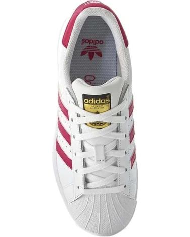 Sneaker für Damen und Mädchen und Junge ADIDAS ZAPATILLAS SUPERSTAR PARA NINOS UNISEX EN COLOR BLANCO