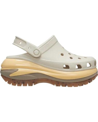 Tamancos de Mulher CROCS - CHANCLAS PARA MUJER - CLASSIC MEGA CRUSH BEIGE