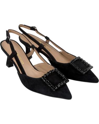Sandalias de Mujer ALMA EN PENA SUEDE V250658 NEGRO