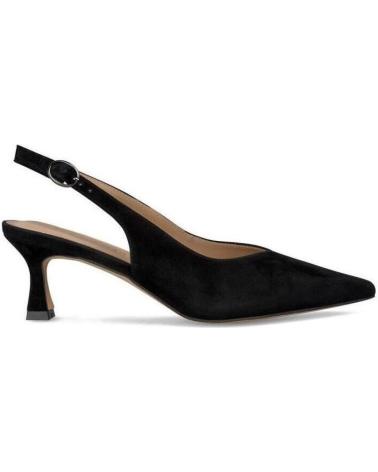 Woman Flat shoes ALMA EN PENA SUEDE V250650 BLACK NEGRO