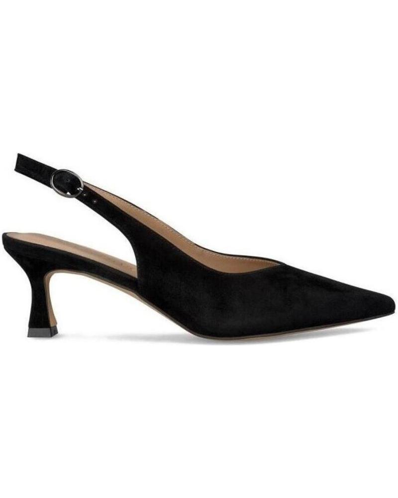 Woman Flat shoes ALMA EN PENA SUEDE V250650 BLACK NEGRO