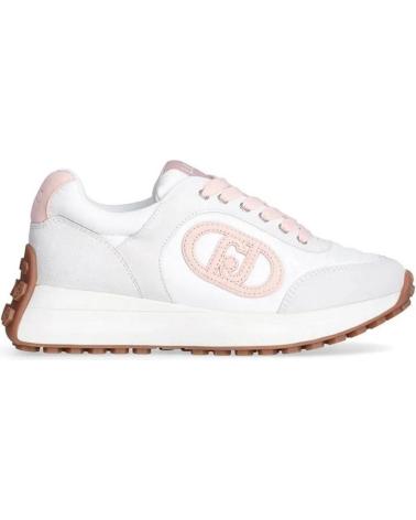 Esportes  de Mulher LIU JO LOLO 17 - SNEAKER COW BA5001PX003 BLANCO