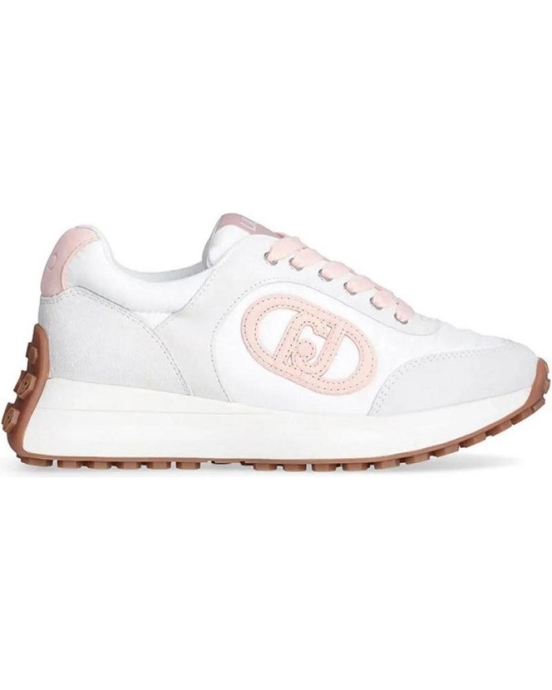 Esportes  de Mulher LIU JO LOLO 17 - SNEAKER COW BA5001PX003 BLANCO