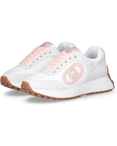 Esportes  de Mulher LIU JO LOLO 17 - SNEAKER COW BA5001PX003 BLANCO