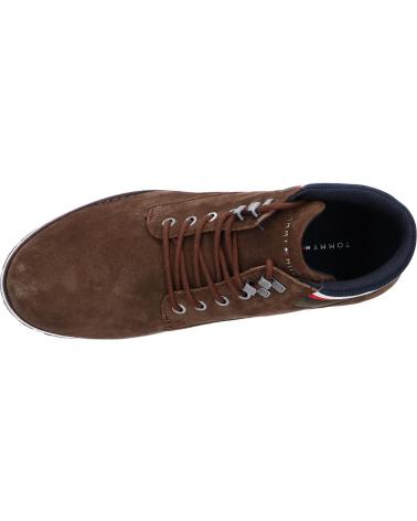 Botins de Homem TOMMY HILFIGER FM0FM04200 HILFIGER SUEDE BOOT GT6 COCOA