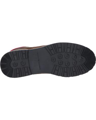 Botins de Homem TOMMY HILFIGER FM0FM04200 HILFIGER SUEDE BOOT GT6 COCOA